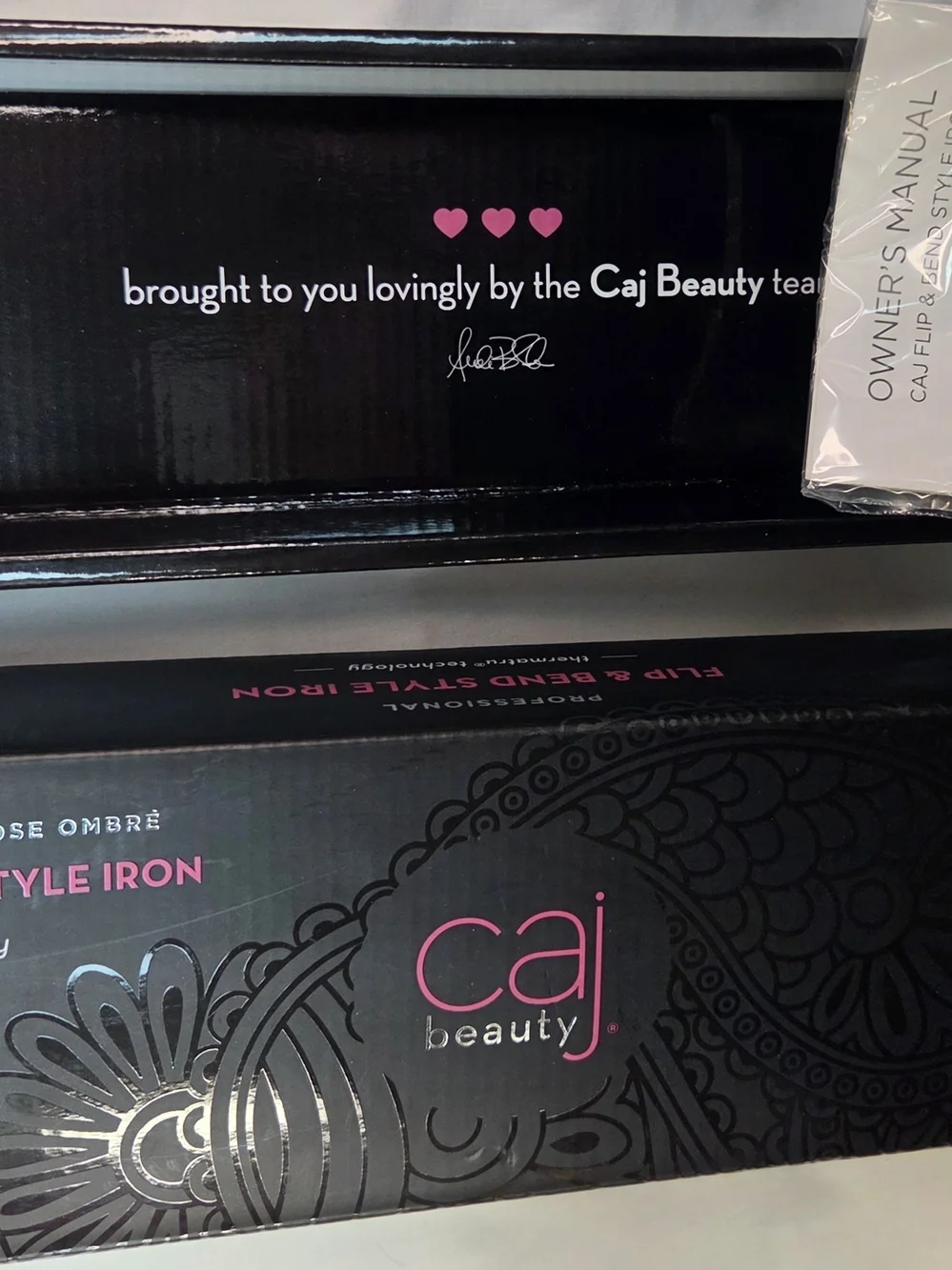 Professional Pink Clip & Bend Styler with Thermatru Technology